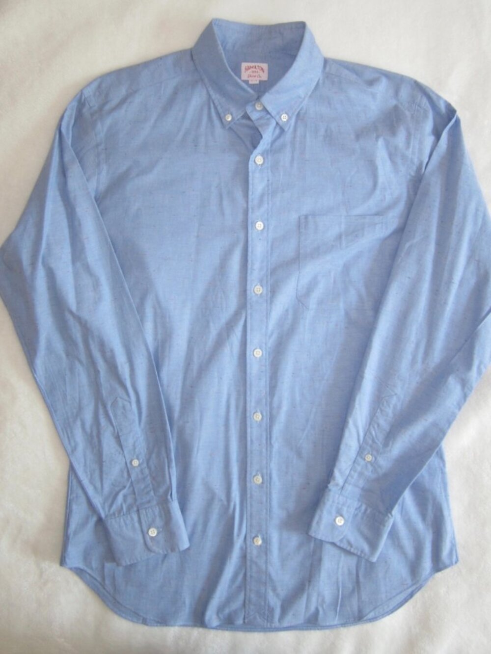 HAMILTON SHIRT CO Custom Made Shirt Looks to be 15.5 x 36